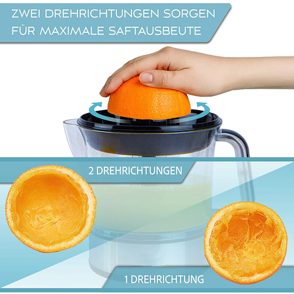 Elektrisk citronpress med högt juiceutbyte - saftpress, apelsin