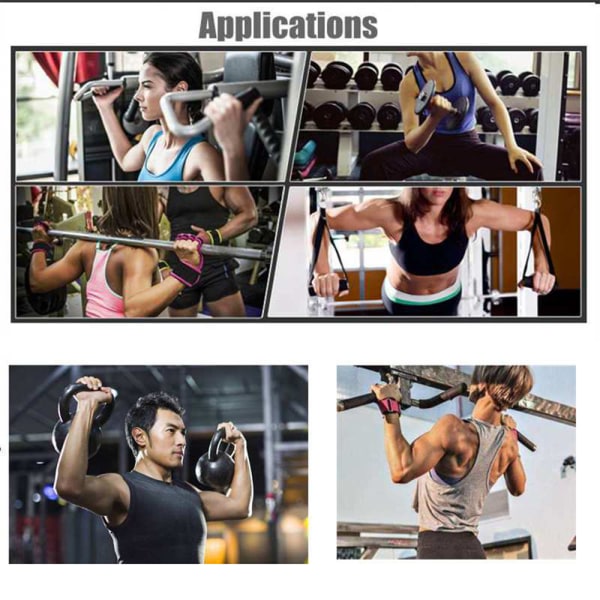 Nya 1 par Viktlyftningshandskar för Kvinnor och Män - Fitness, Sport, Bodybuilding xl a