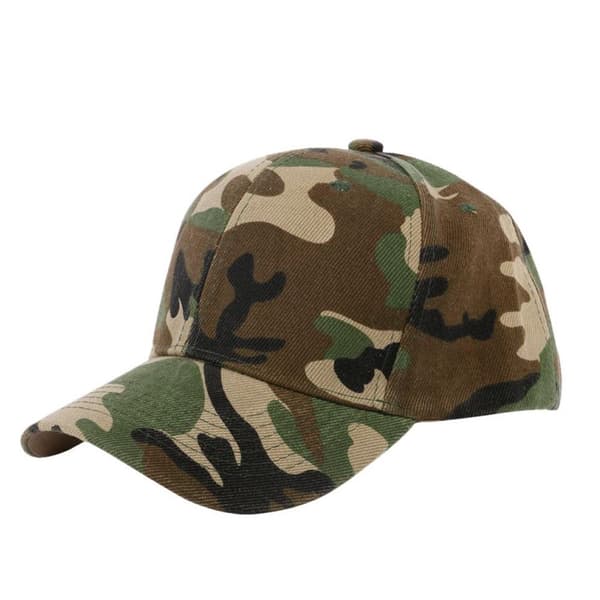 Keps / Baseballkeps Kamouflage Camo - Grå eller green