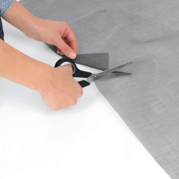 Mosquito net for windows with Magic Click | Insect screen can be cut individually up to, easy installation with 12 magnets 150*130CM