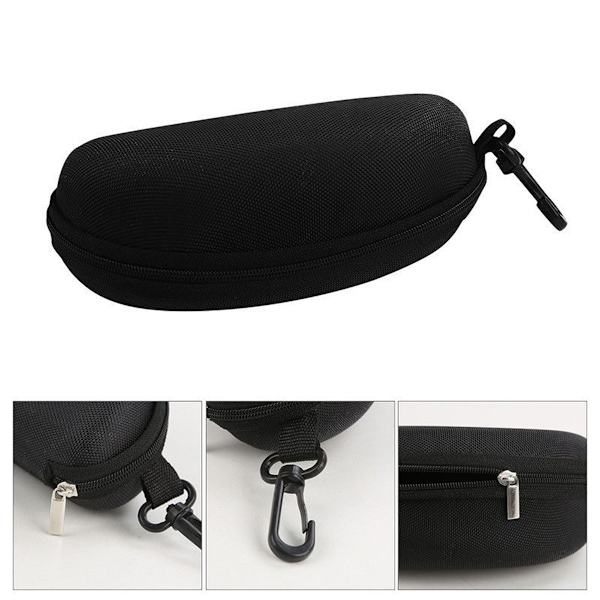2-pack Dragkedja Glasögon Solglasögon Hårt Case Förvaringsboxhållare