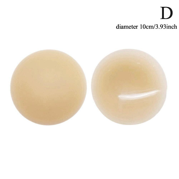 Stort Sticky Nippleless Cover Bröst Dam Round One size