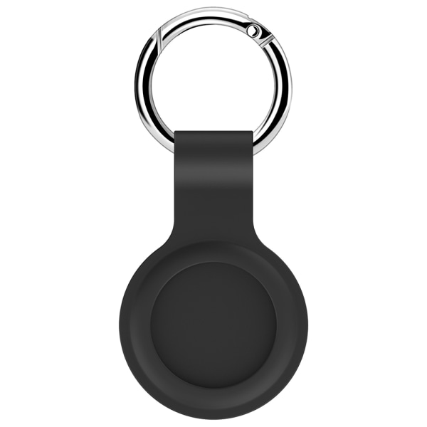 Apple AirTags Case Cover Tracker Bil Silikon Nyckelring Nyckelring Grey