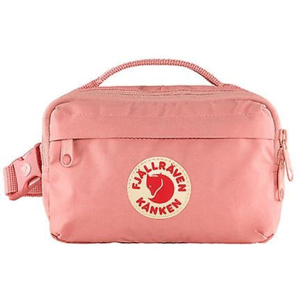 Ryggsäck med hög kapacitet Casual Ryggsäck Student Vattentät Canvas Resor Liten midjeväska Pink