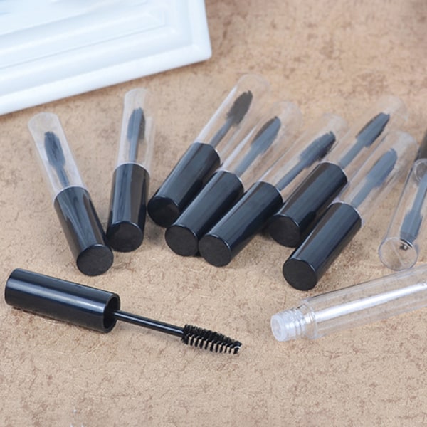 5 st 10 ml Tomma mascarabehållare med ögonfransborste