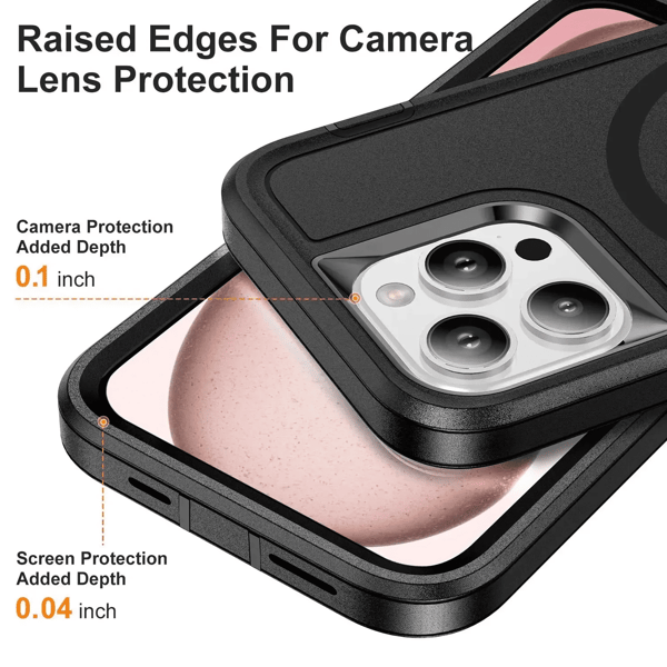Skal för IPhone 16 15 Pro Max Plus för Magsafe Magnetisk Trådlös Laddning iPhone15Promax