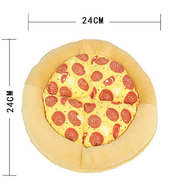 Hundens luktleksak i pizzoform, stark, tålig mot bett och tuggning, interaktiv träningsleksak med ljud