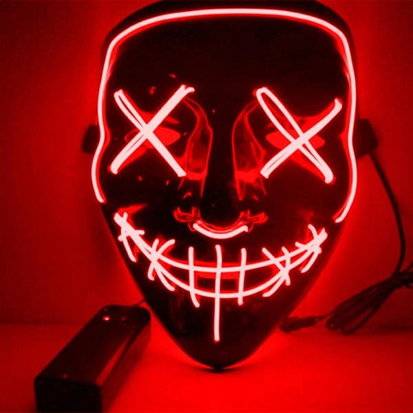 El Wire Purge LED-mask () - Halloween & Maskerad