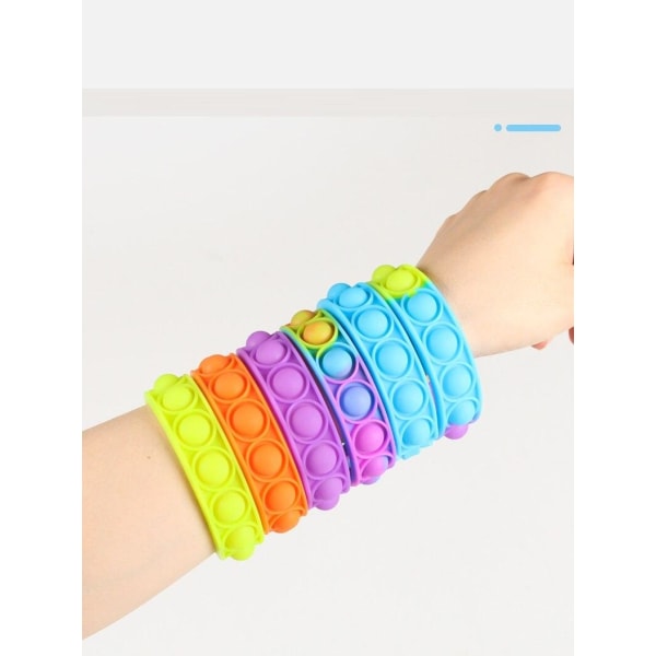 Pop it Fidget Leksak - Flera Färger & Modeller - Armband - Flerfärg