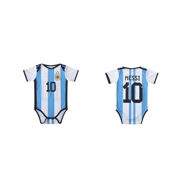 23-24 Baby nr 10 Miami Messi nr 7 Real Madrid tröja BB Jumpsuit One-piece Size 12 (12-18 months) Argentina NO.10 MESSI