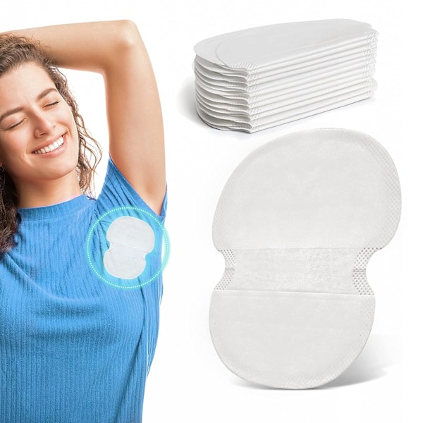 Aoeoun Armhålsvettdynor [100-pack], Engångsunderarmpads, Bekväma och luktfria