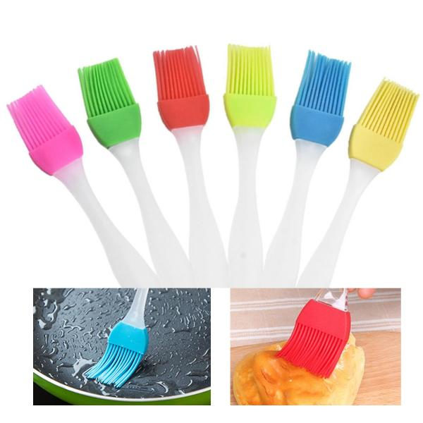3-pack Silikonpensel för matlagning, brödpensel, bakpensel