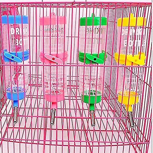 Dricksflaska Plast Vattendispenserflaska För Kanin Hamster Smådjur Gul