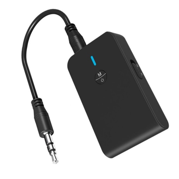 Trådlös Bluetooth-sändare och -mottagare 2-i-1 Svart