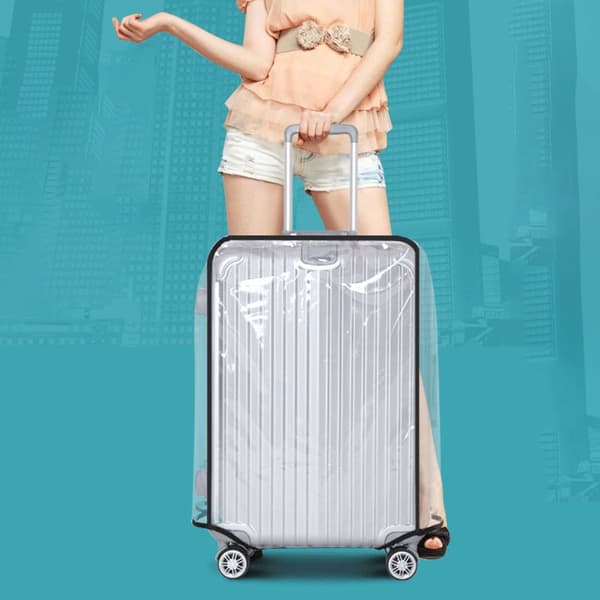 Transparent PVC-skydd för resväska (22 tum)