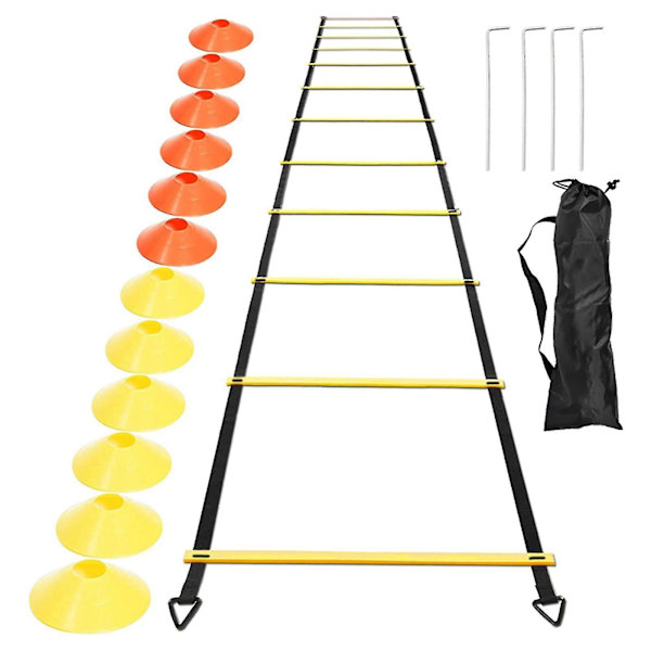 Fotbollsträning Agility Ladder Speed ​​Ladder Grid Ladder Agility Träningsutrustning Fotbollstillbehör