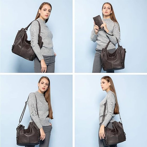 Axelväska Handväska Dam Handväska Shopper Läderväska Axelväska