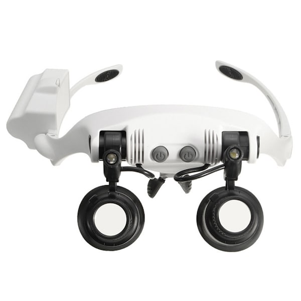 Förstoringsglasögon x25 med LED