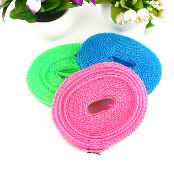 2-pack Klädlinor Längd Camping Klädlina Kläder Vit Lila