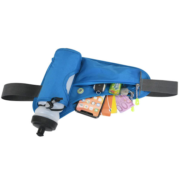 Sportväska Löpbälte Fanny Pack Fanny Pack med vattenflaskhållare för män Kvinnor Löpning Cykling Vandring Promenader