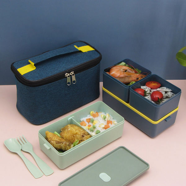 Bentobox Barn/Vuxen Lunchbox Läcksäker Lunchlåda