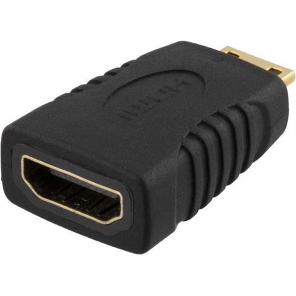 Deltaco HDMI-adapter, mini HDMI hane till HDMI hona