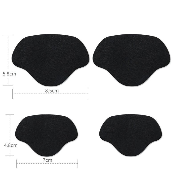 4-pack Hälkuddar - Reparationslappar - Mjuka och Effektiva, Skoinlägg white
