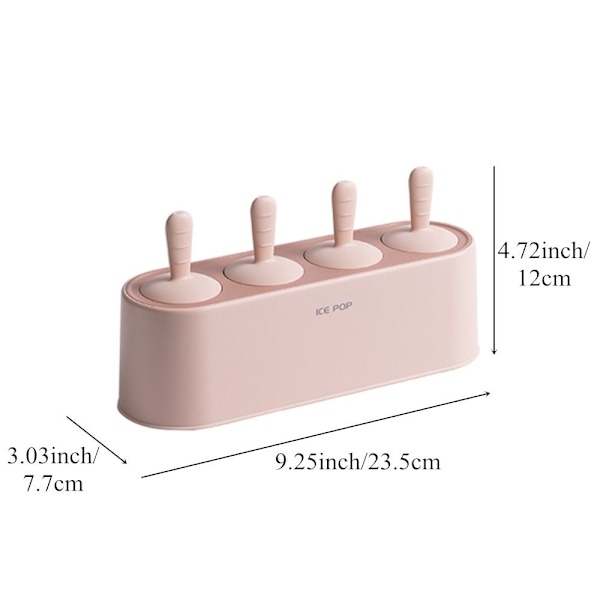 Popsicle Form Popsicle bricka ROSA ROSA Pink