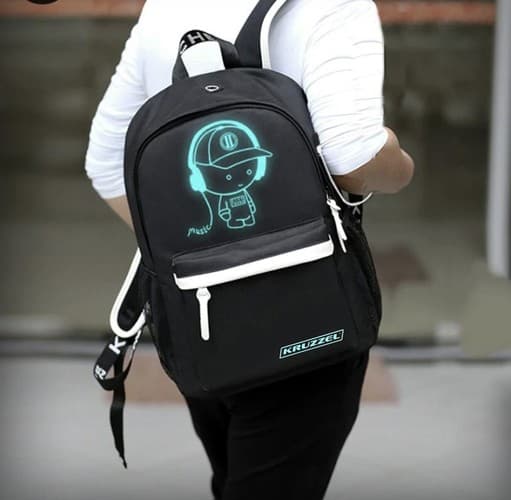 Ryggsäck med LED & Kodlås / Väska - 19L