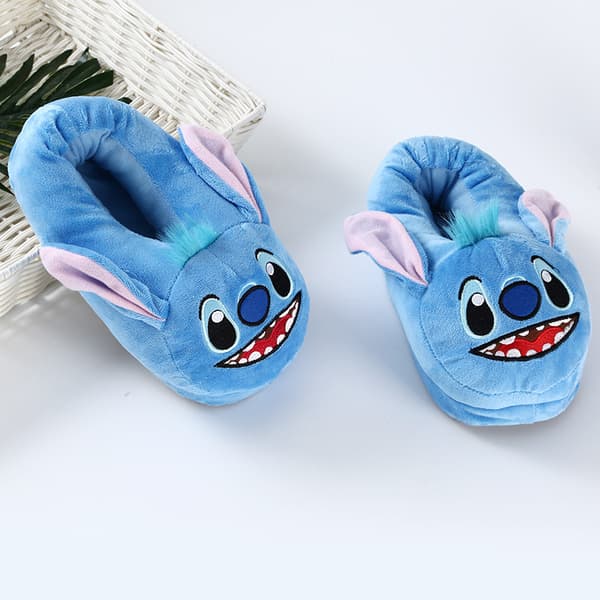 Stitch Lilo Plyschtofflor Varma Halksäkra för Hemmet inomhus