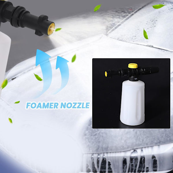 Skumspruta Kompatibel med Karcher K2 - K7 Bärbar Skummunstycke i Hel Plast