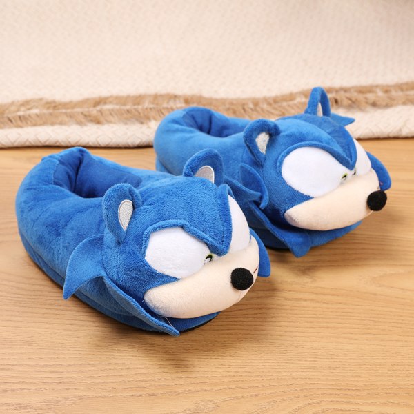 Sonic tofflor Plysch tofflor runt Sonic the Hedgehog Home L 36-43