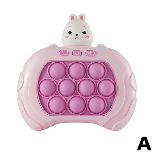 Pop It Spelmaskin Söt Tecknad Kanin Anka Leksak Snabb Tryck Bubb rabbit onesize