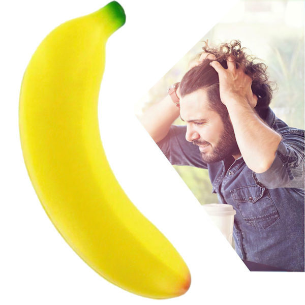 Stressbanan Squeeze Fidget Banan Klämbanan