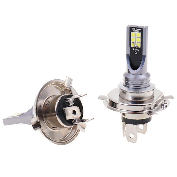 2X H4 200W 12000LM LED Bil Dimljus