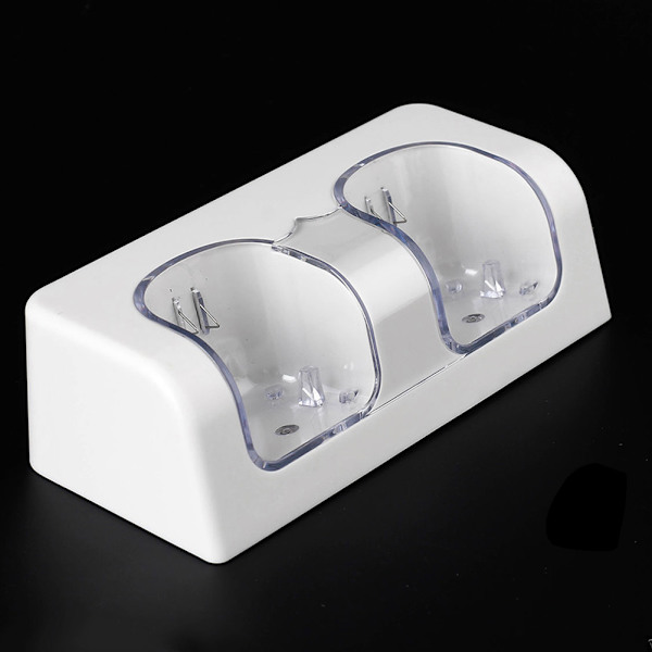 Dubbel Laddstation 2*2800mAh Uppladdningsbart Batteri för Wii-kontroll
