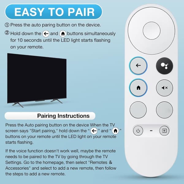 G9N9N Advanced Voice Remote for Seamless TV Operation and Smooth Navigation