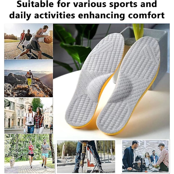 Supinationsinlägg för överpronation och högt valvstöd, ortotiska inlägg Size  32-34