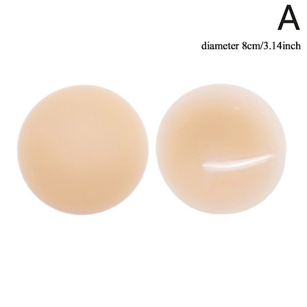 Stort Sticky Nippleless Cover Bröst Dam Round One size