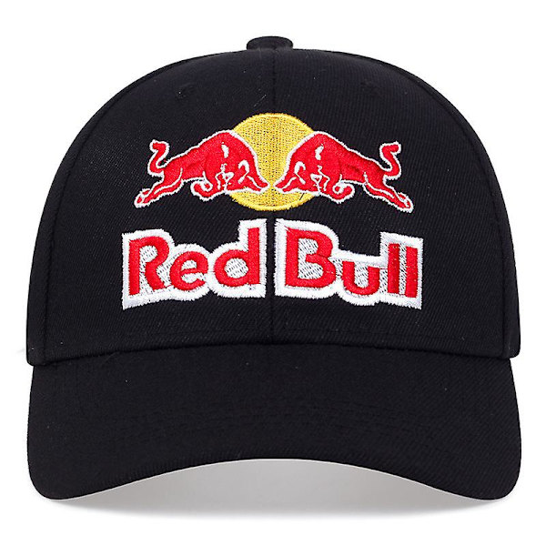 Red Bull Racing Keps Utomhus Sport för Män Peaked Baseball Cap, Svart