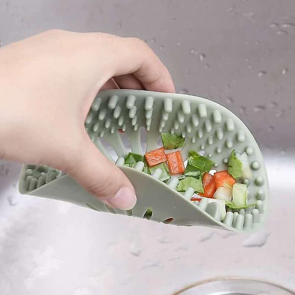 4-pack gummi hårfångare avlopp, dusch avloppsskydd Silikon håravloppsskydd filter