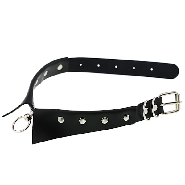 Läder Choker Punk Krage Dam Nitar Dubbade Chocker A3