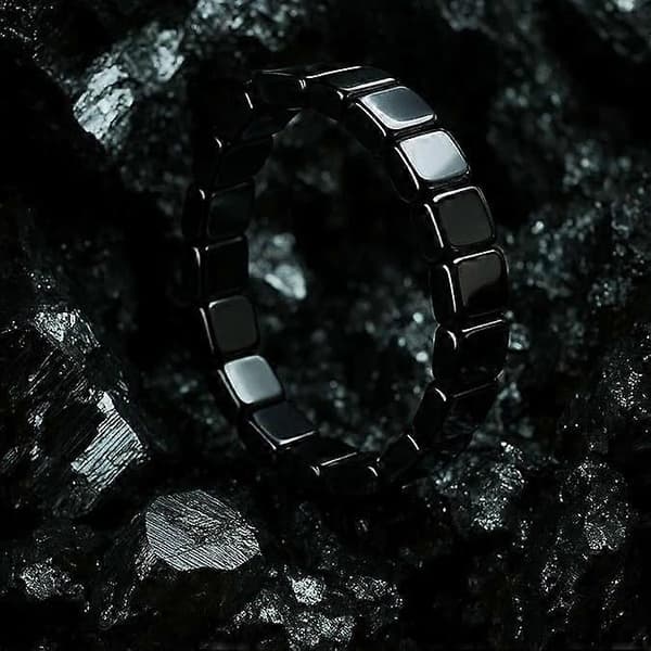 Hemys Hematit Armband Herr, Hematit Armband Kompatibelt med Män
