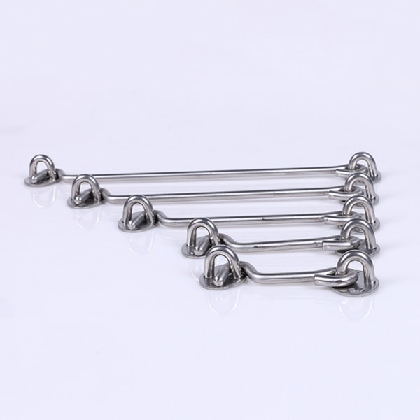 Ladugårdsdörrs spärr Heavy Duty Rostfritt Stål Port Spärr 2-pack 7,5 cm