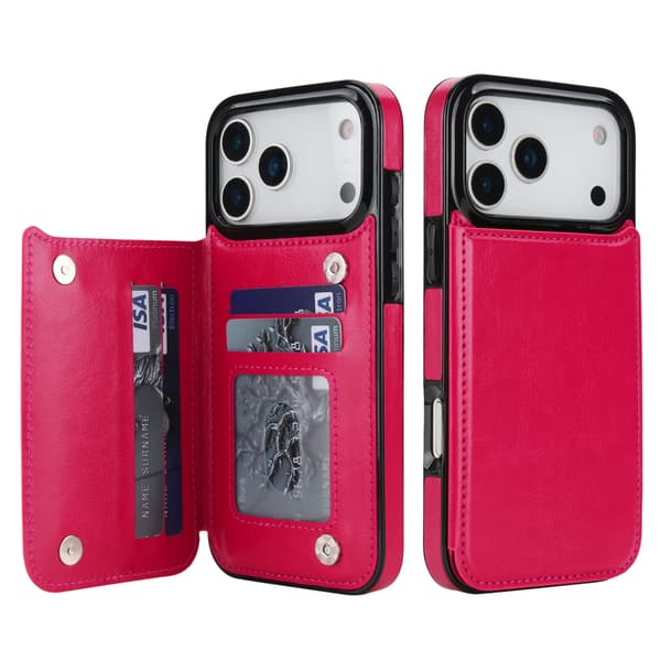 Affärsmässigt läderfodral med flip-funktion för iPhone 17/iPhone 17 Pro/iPhone 17 Promax iPhone 17