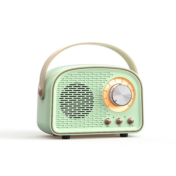 Mini Radio Bluetooth Högtalare ROSA light green