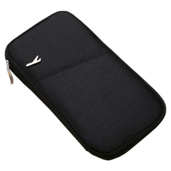 Passfodral med Plånbok black