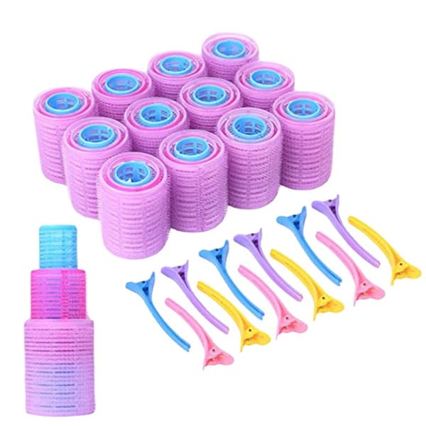 1 set stora papiljotter utan värme för lockar