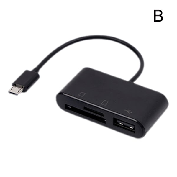 USB-C 3-i-1 Hub-konverterare Typ C-adapter SD-kortläsare för Mac Micro