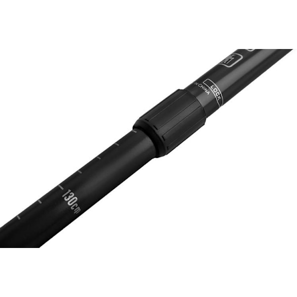 Gåstave / Vandrestave med forskellige gummispidser Black Svart